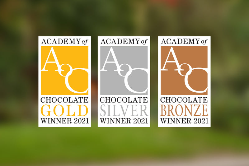 We won fourteen 2021 Academy of Chocolate Awards!