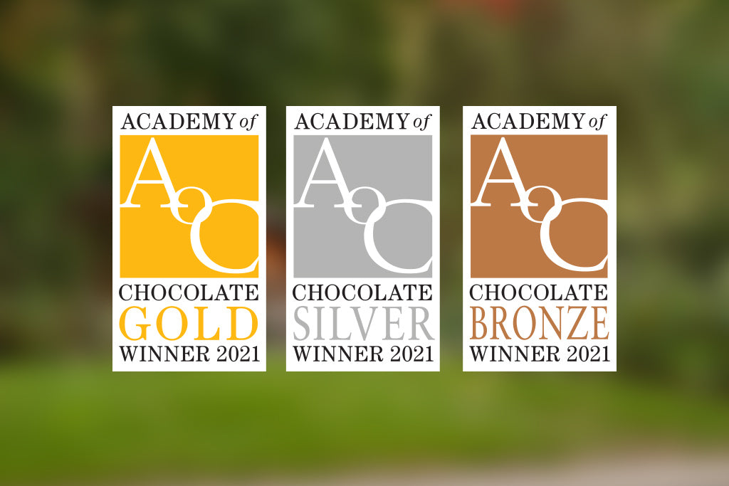 We won fourteen 2021 Academy of Chocolate Awards!