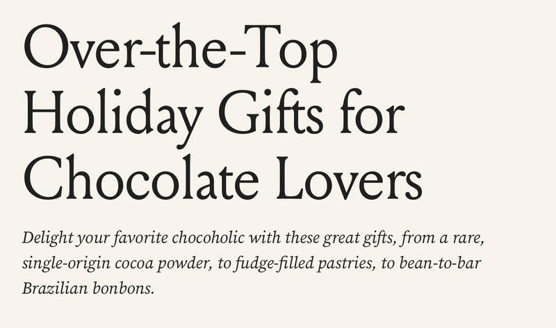 Check us out in Saveur's Gift Guide