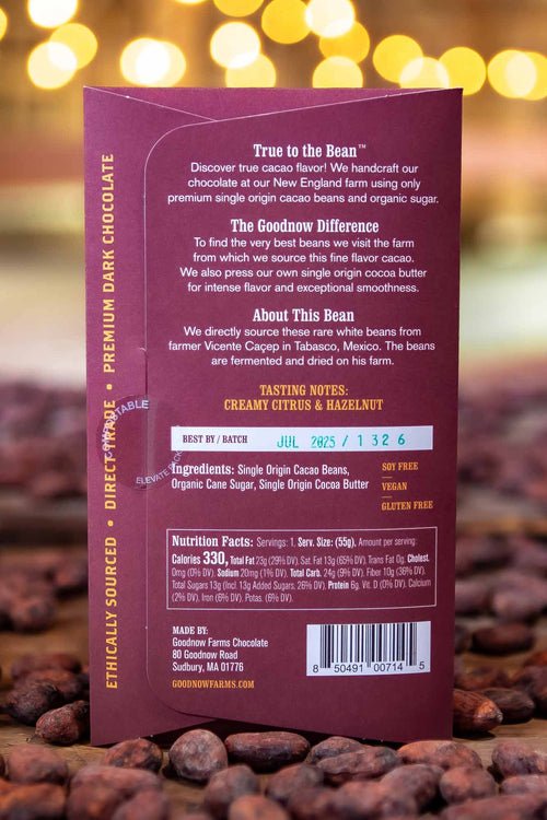 Nutrition Information Goodnow Farms Almendra Blanca Dark Chocolate