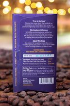 Back of Goodnow Farms Esmeraldas Chocolate Bar showing nutrition information