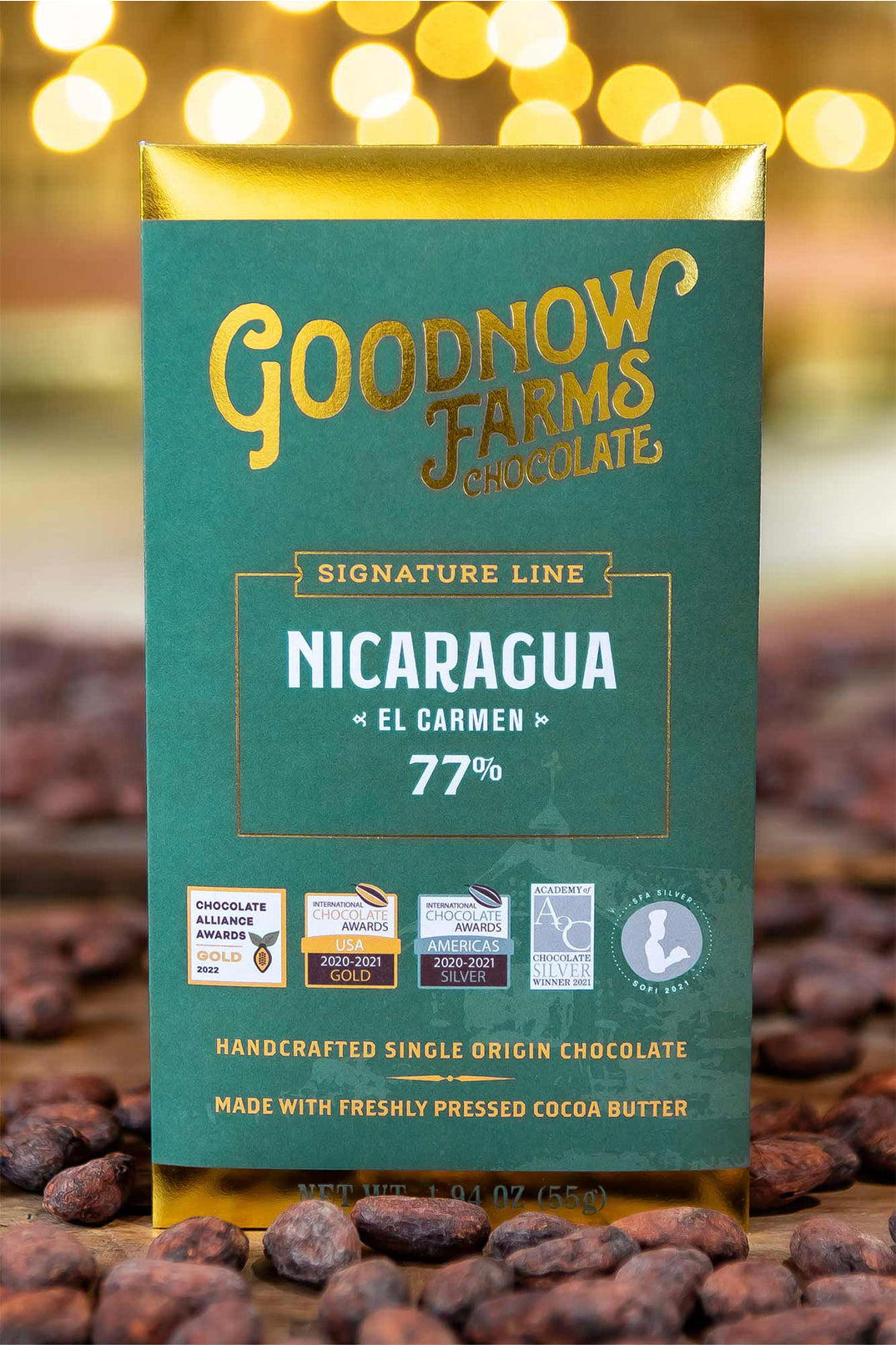 Goodnow Farms El Carmen single origin dark chocolate bar
