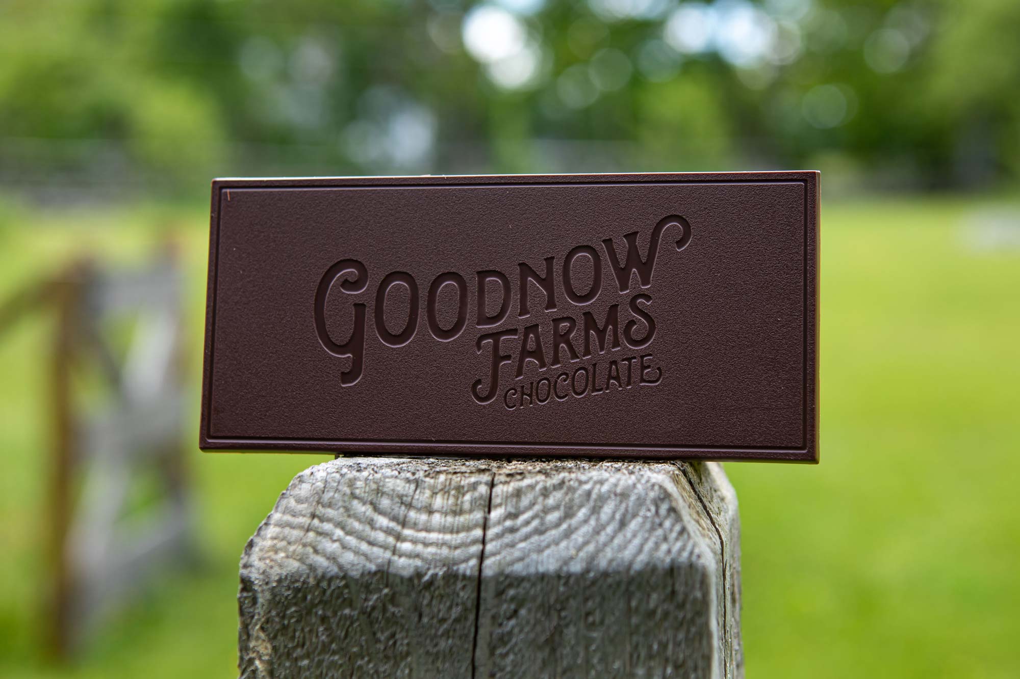Goodnow Farms Esmeraldas Chocolate Bar without packaging