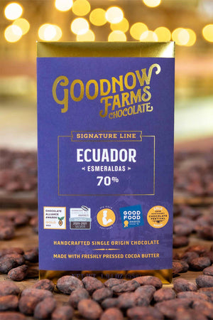 Goodnow Farms Esmeraldas Ecuador Single Origin 70% Dark Chocolate Bar