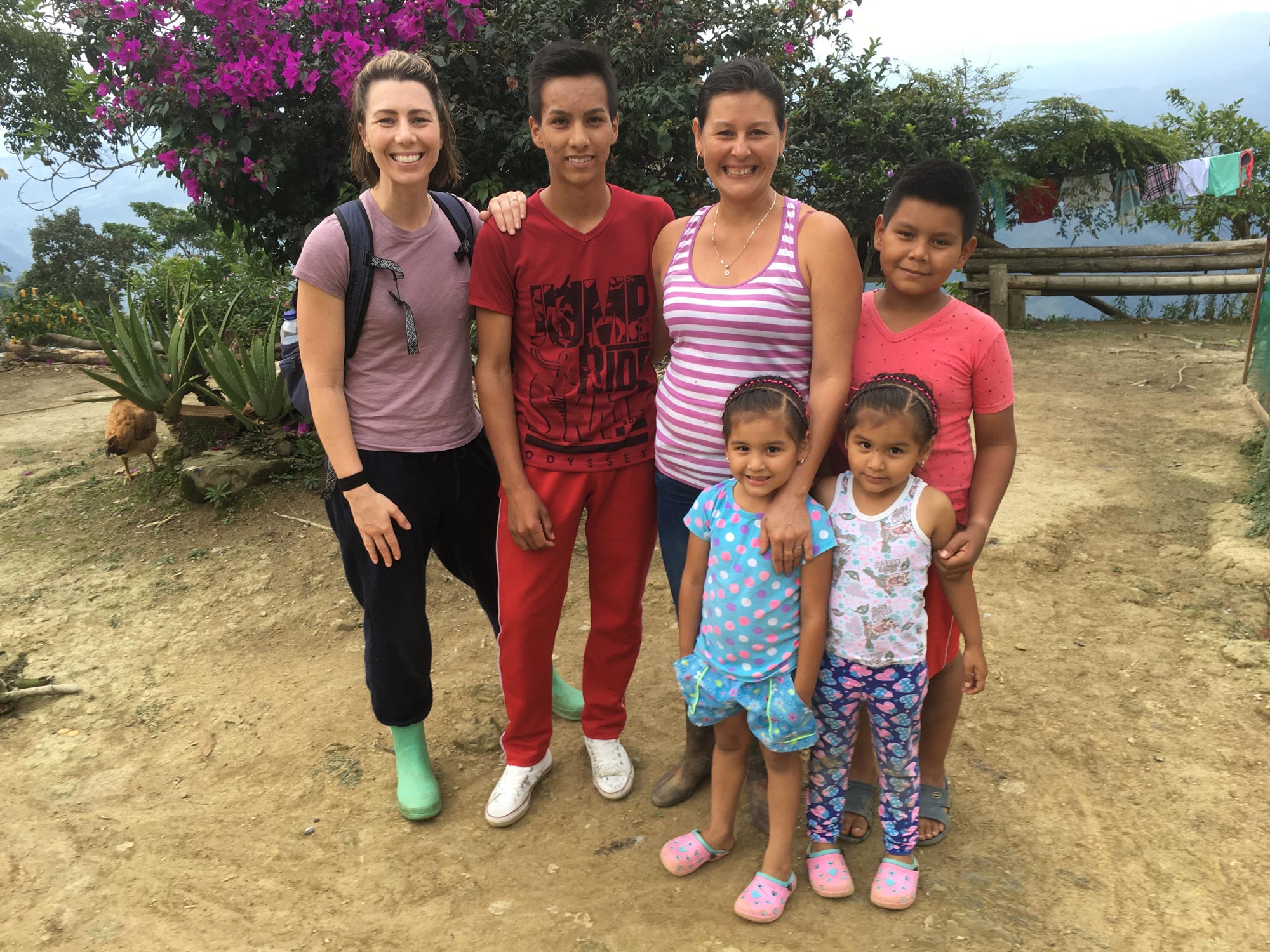 Goodnow Farms CoFounder meets local cacao farmers in the Boyaca region of Colombia