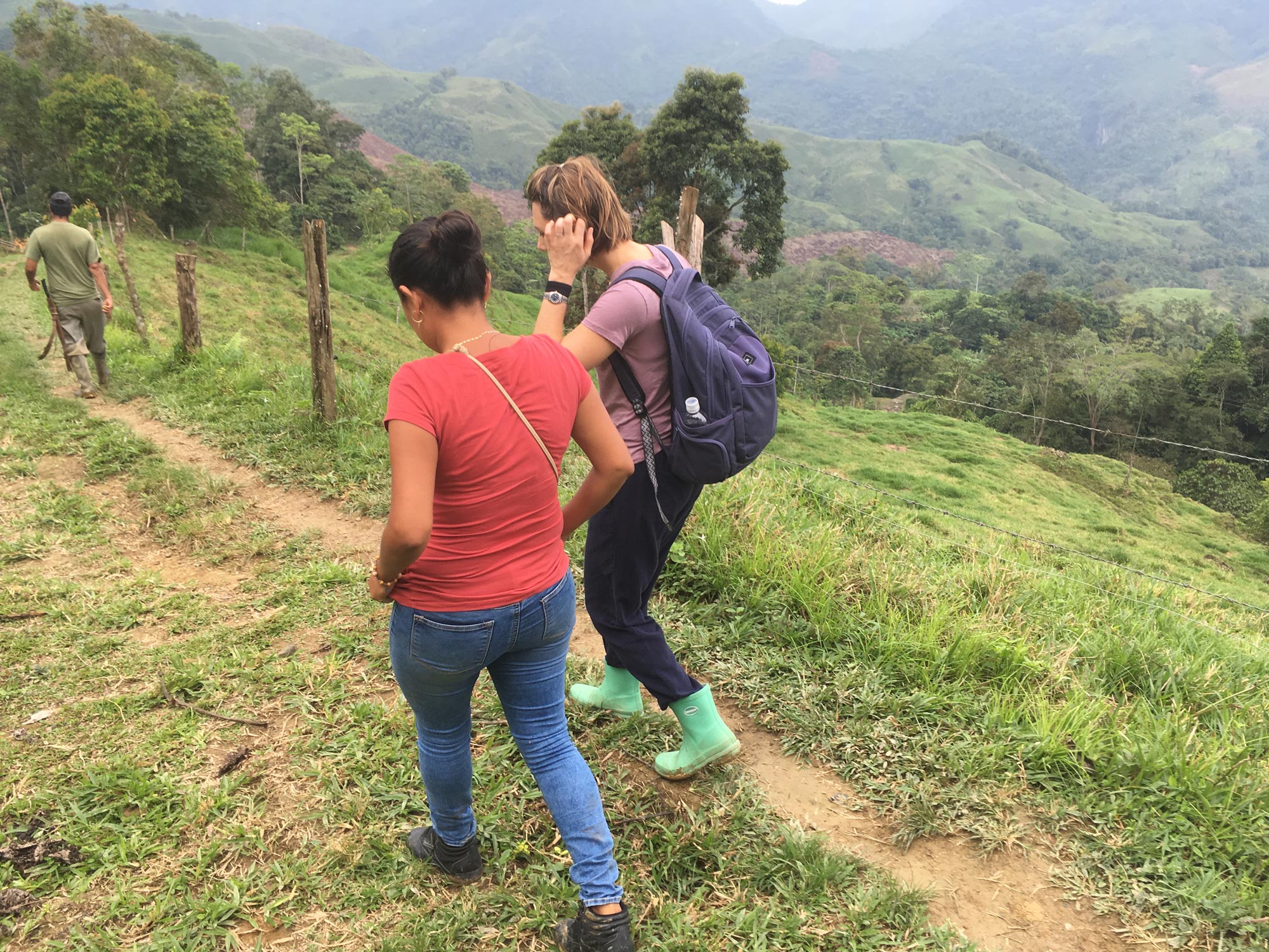 Goodnow Farms visits local cacao farms in the boyaca region of Colombia
