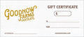 Gift Certificate